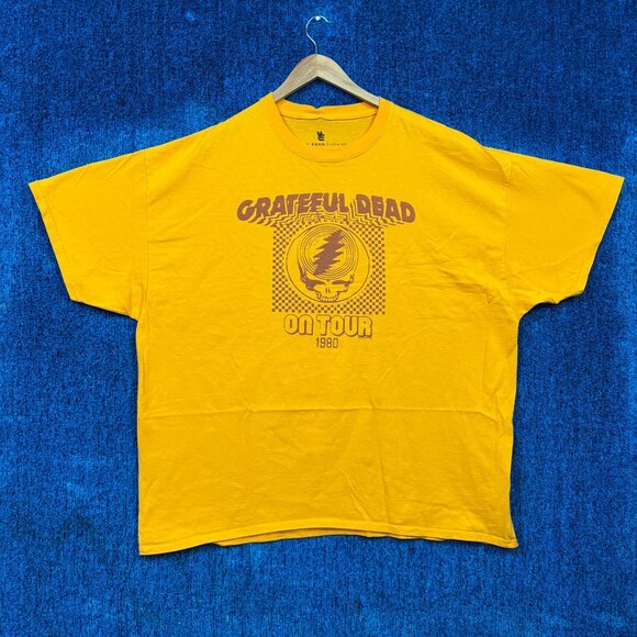 The Grateful Dead On Tour 1980 Rock Band T-Shirt Size XXL - Picture 1 of 4